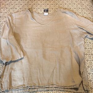 Casual Beige Blouse